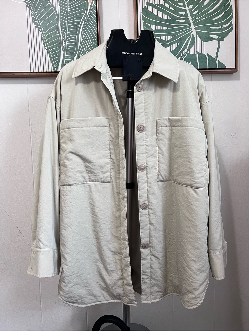 Like new H & M oversized khaki shacket
